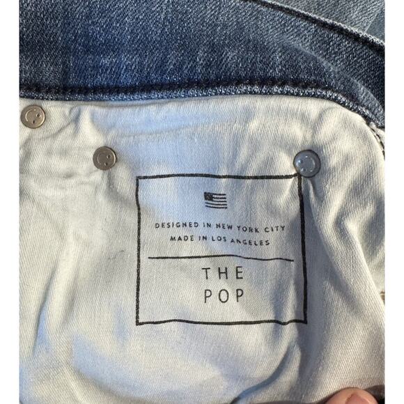 AYR Women’s The Pop Jeans Size 28S Short Ankle Frayed Hem Denim - Picture 8 of 10